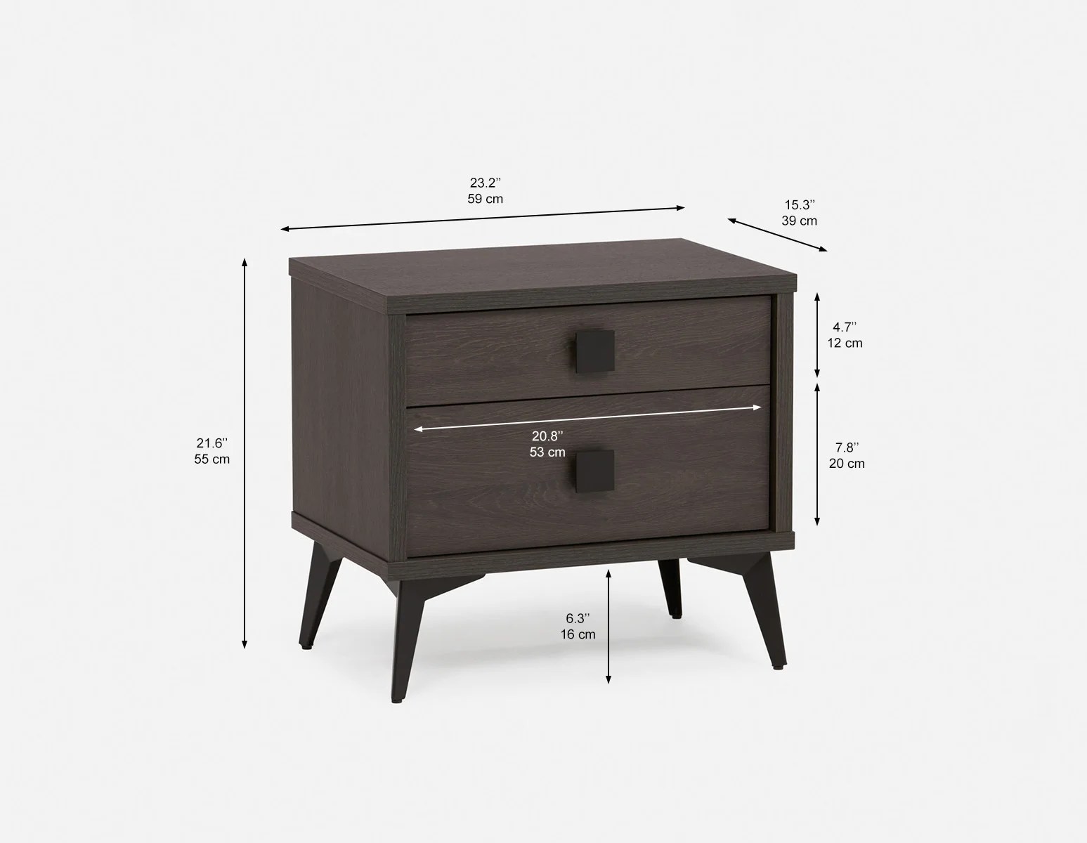 KIERA — Mid-century modern bedside table (85-01-04-20) - Image 11