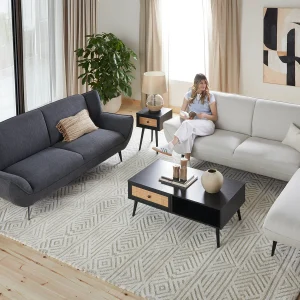 MARJORIE — Modern contemporary sofa (57-64-77-33)