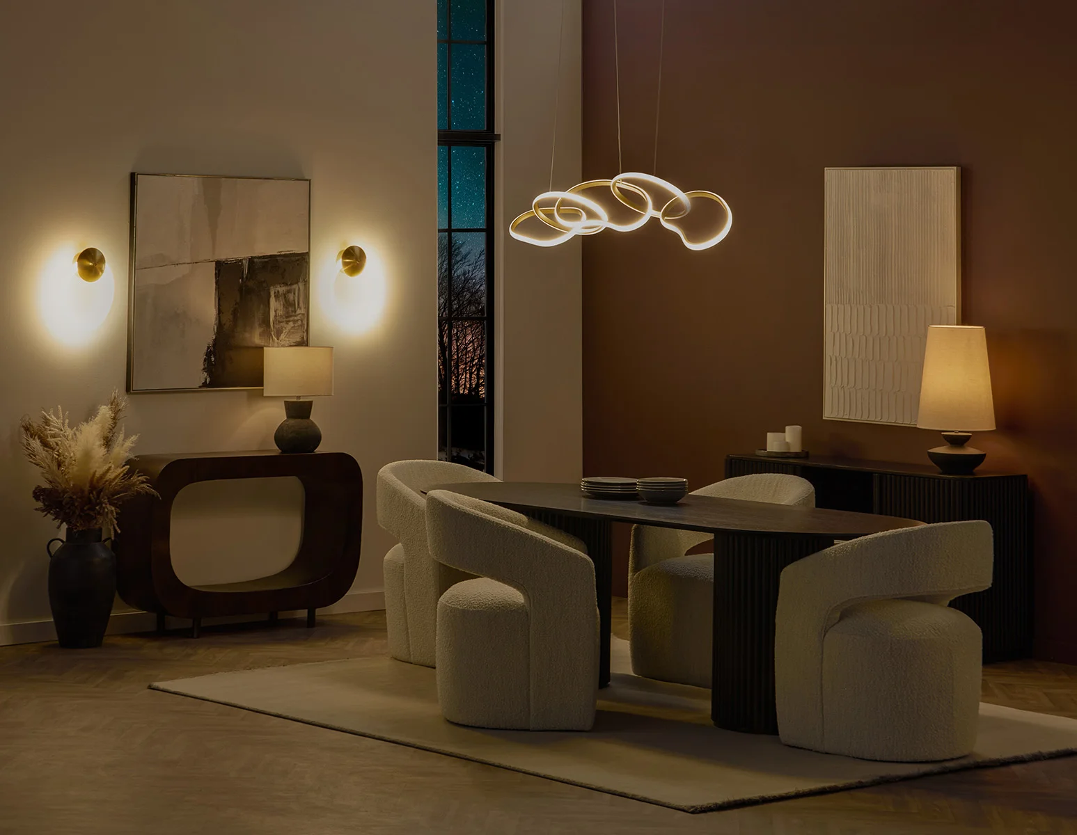 ULANI — Contemporary dimmable pendant 120 cm (72-64-70-64) - Image 7