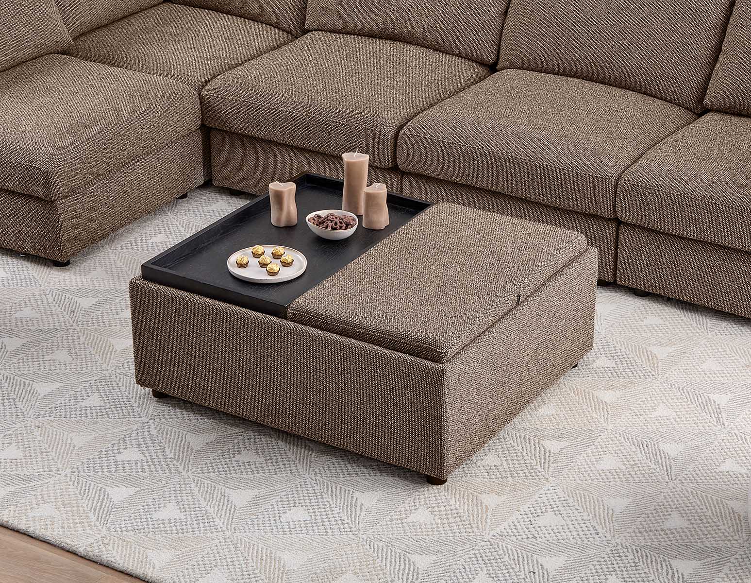OLISA — Contemporary coffee table ottoman (70-56-70-52-D) - Image 15