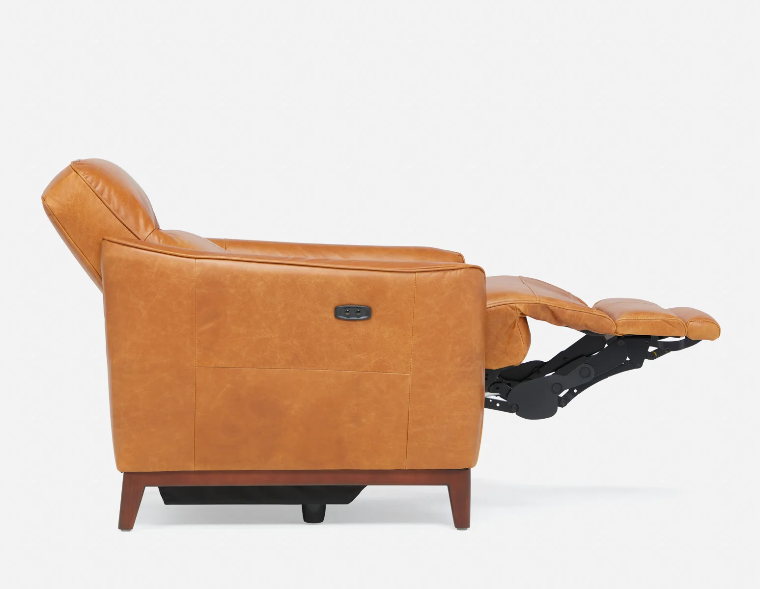 PALMER — Contemporary modern power-reclining 100% leather armchair (03-96-81-49) - Image 7