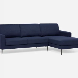 TERESA — Modern right-facing sectional sofa (62-44-40-60)