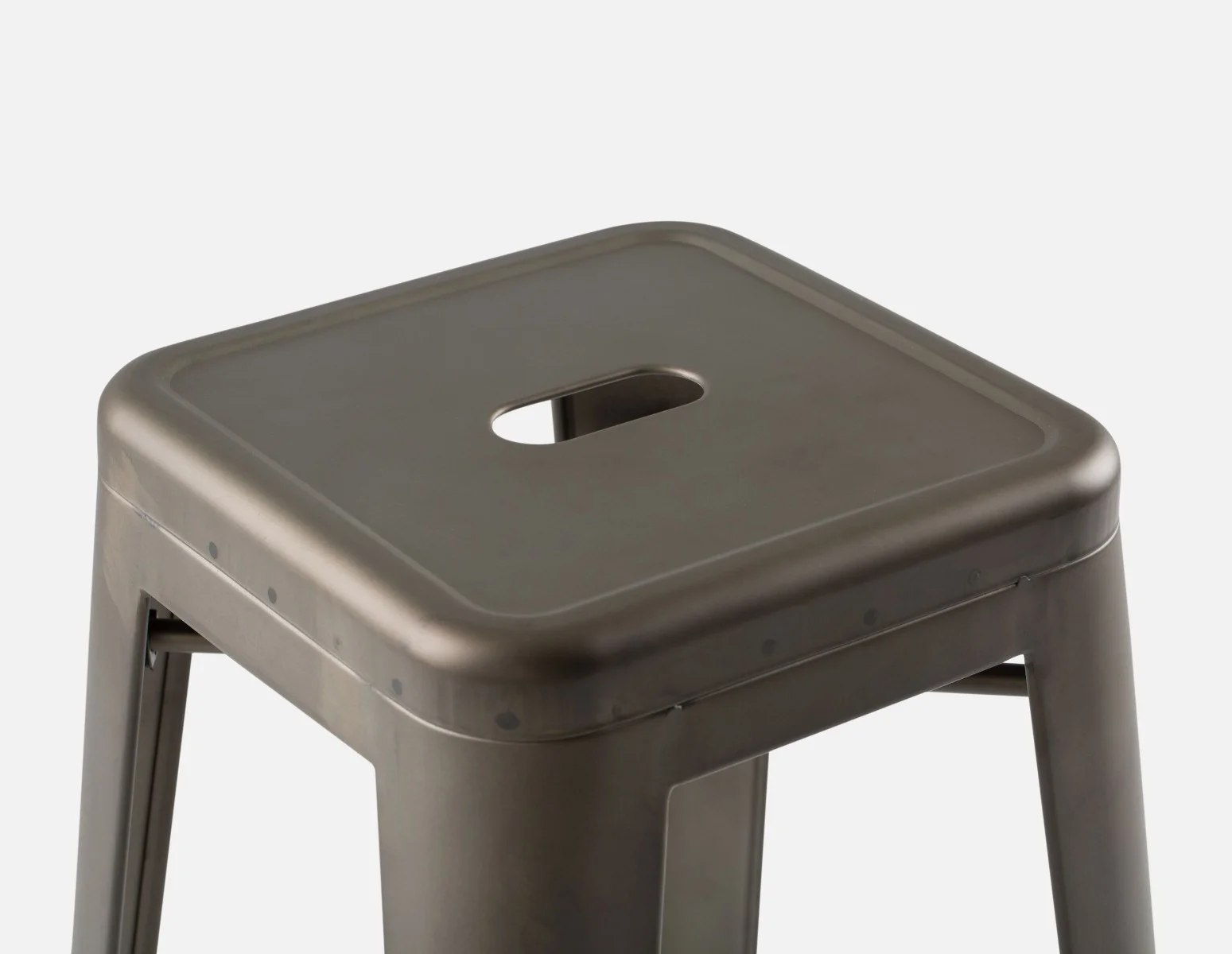HUDSON — Iron bar stool 76 cm (92-16-15-52) - Image 2