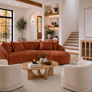 DOYER — Modern right-facing sectional sofa (97-85-01-45)