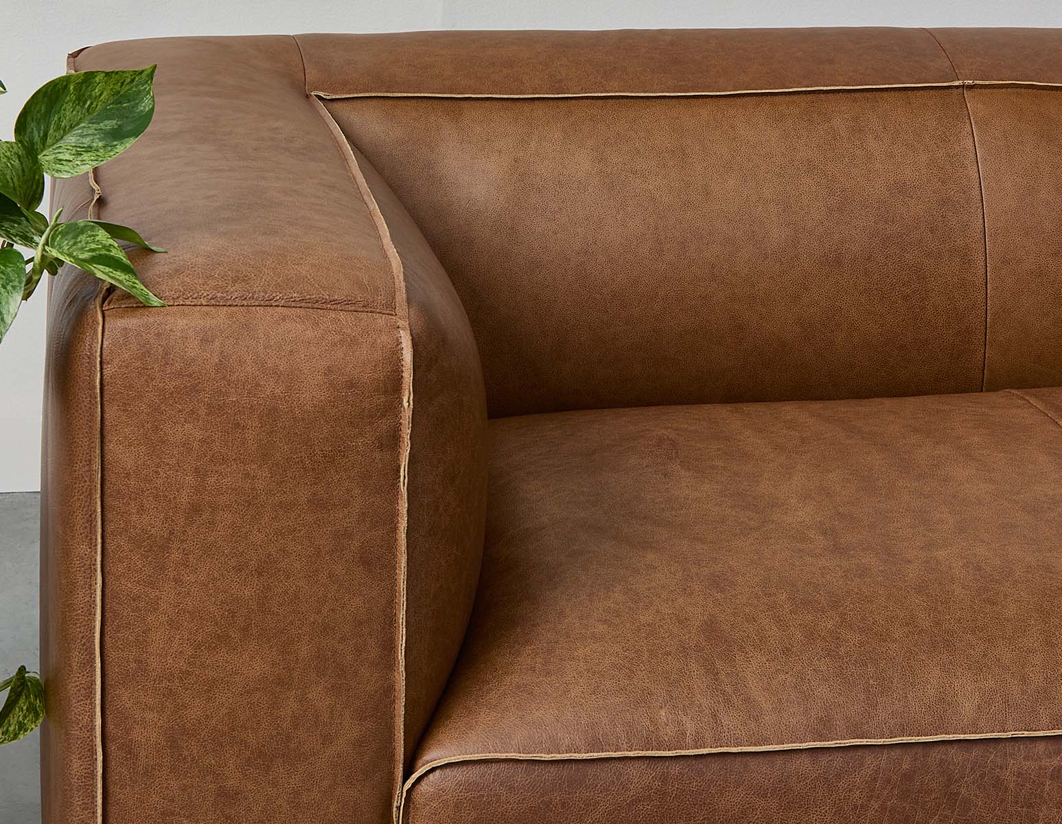 MONTE — 100% leather classic 3-seater sofa (39-69-47-67) - Image 15