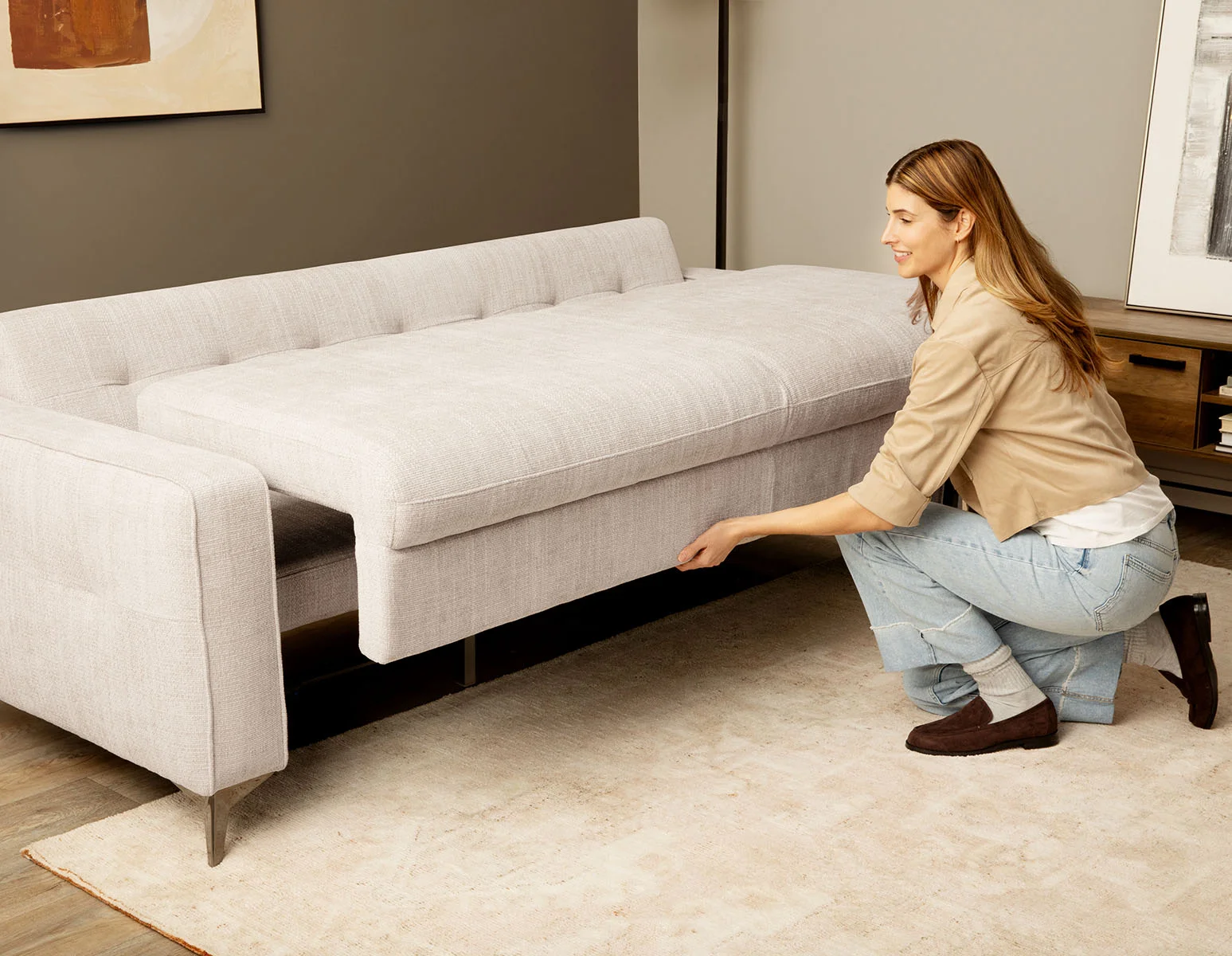 BRAD — Mid-century modern sofa-bed (47-80-80-95) - Image 20