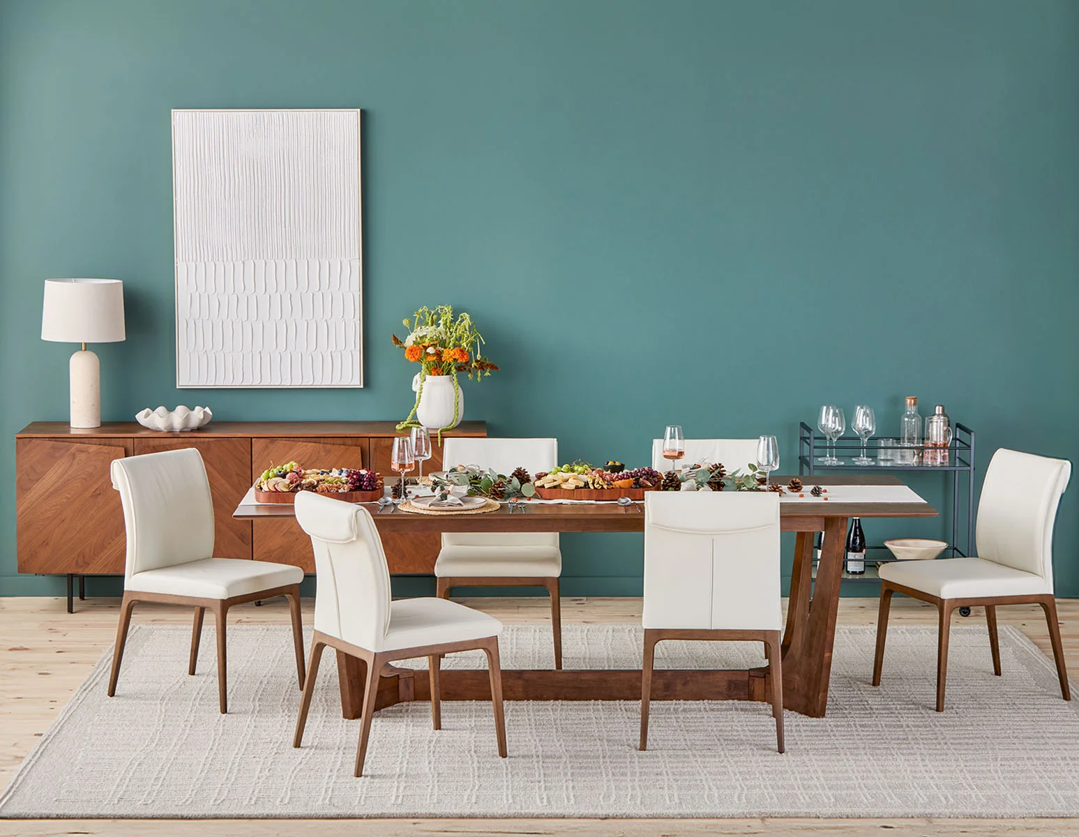 EVA — 100% leather modern dining chair (95-67-03-10)