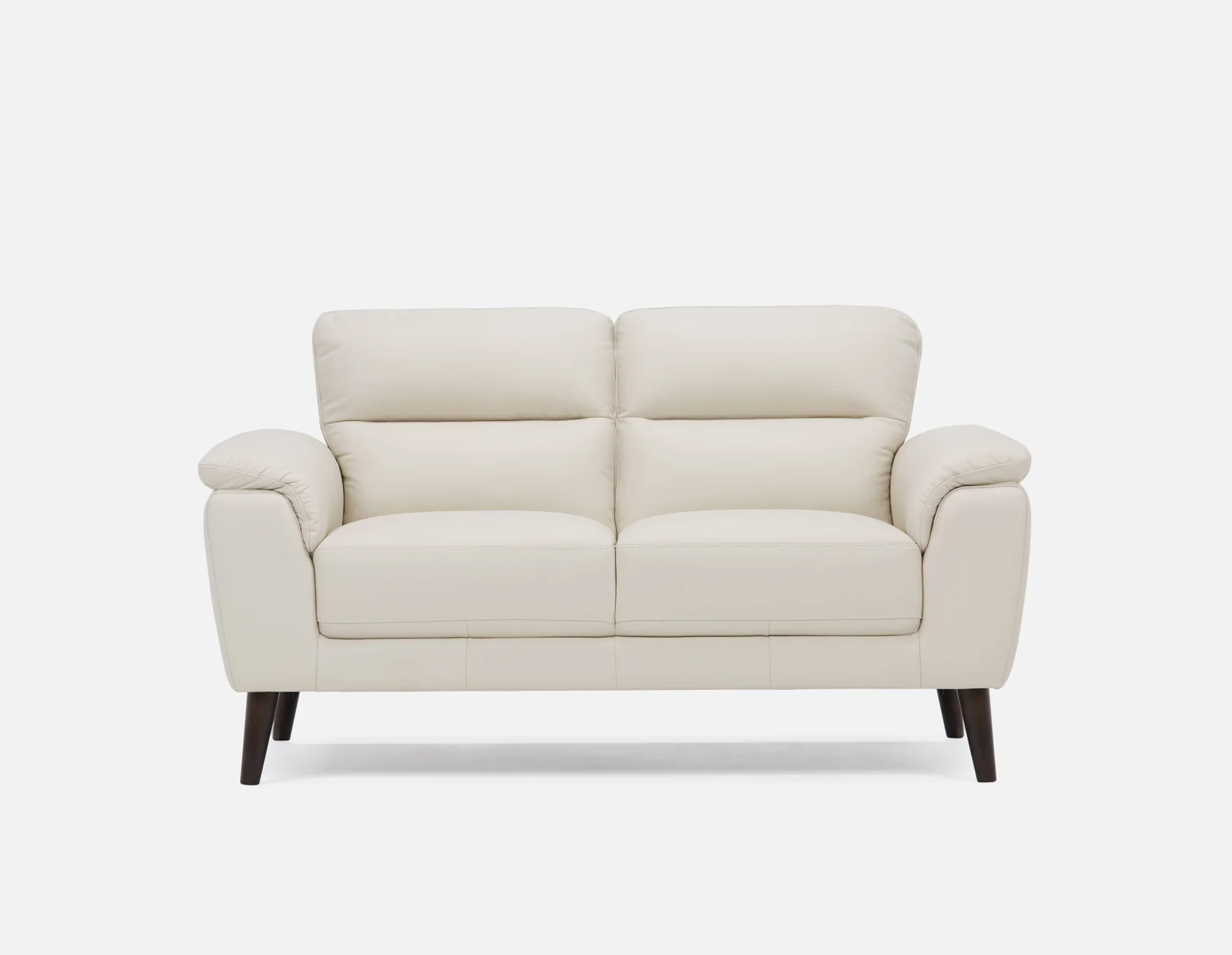 GAMARRA — 100% leather modern contemporary loveseat (72-10-78-34) - Image 2