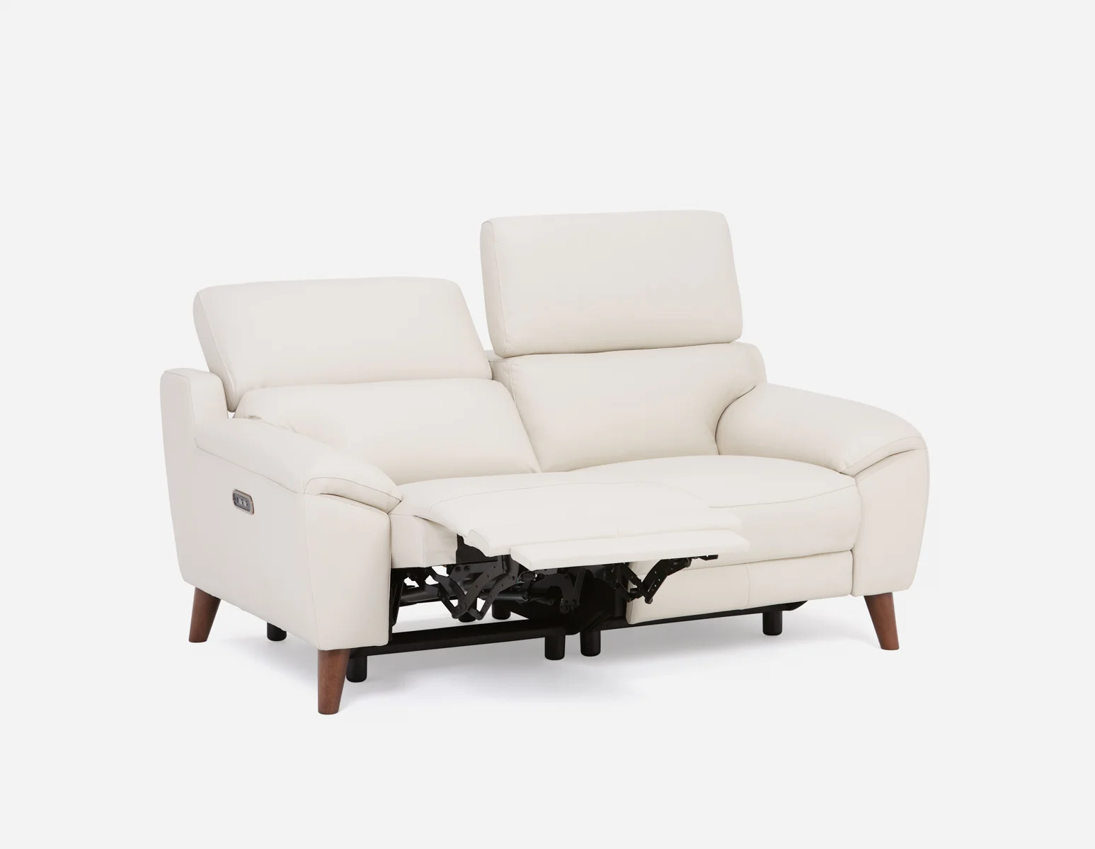NILLIE — 100% leather power recliner contemporary loveseat (66-03-09-34) - Image 3
