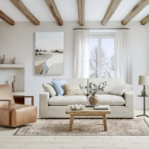 SOFT — Contemporary 3-seater sofa (56-49-36-46-D)