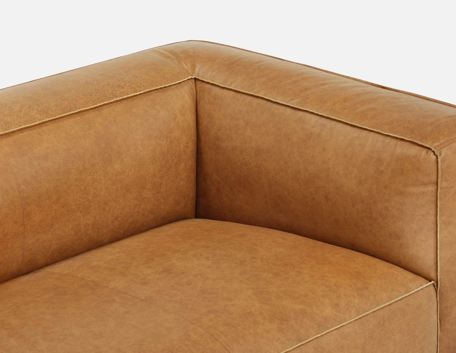 MONTE — 100% leather classic 3-seater sofa (39-69-47-49) - Image 7