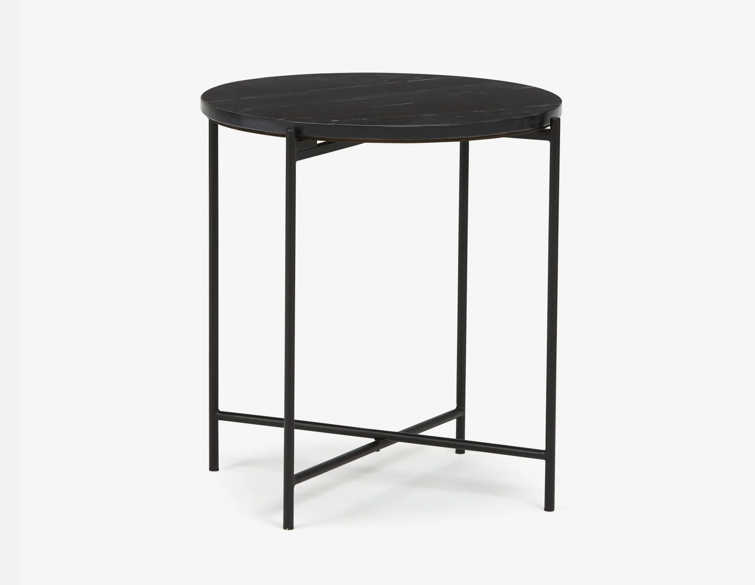 DENVER — Round marble end table 50cm (41-67-03-20) - Image 2