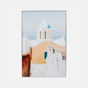 SANTORINI I — Framed giclée 80 cm x 120 cm