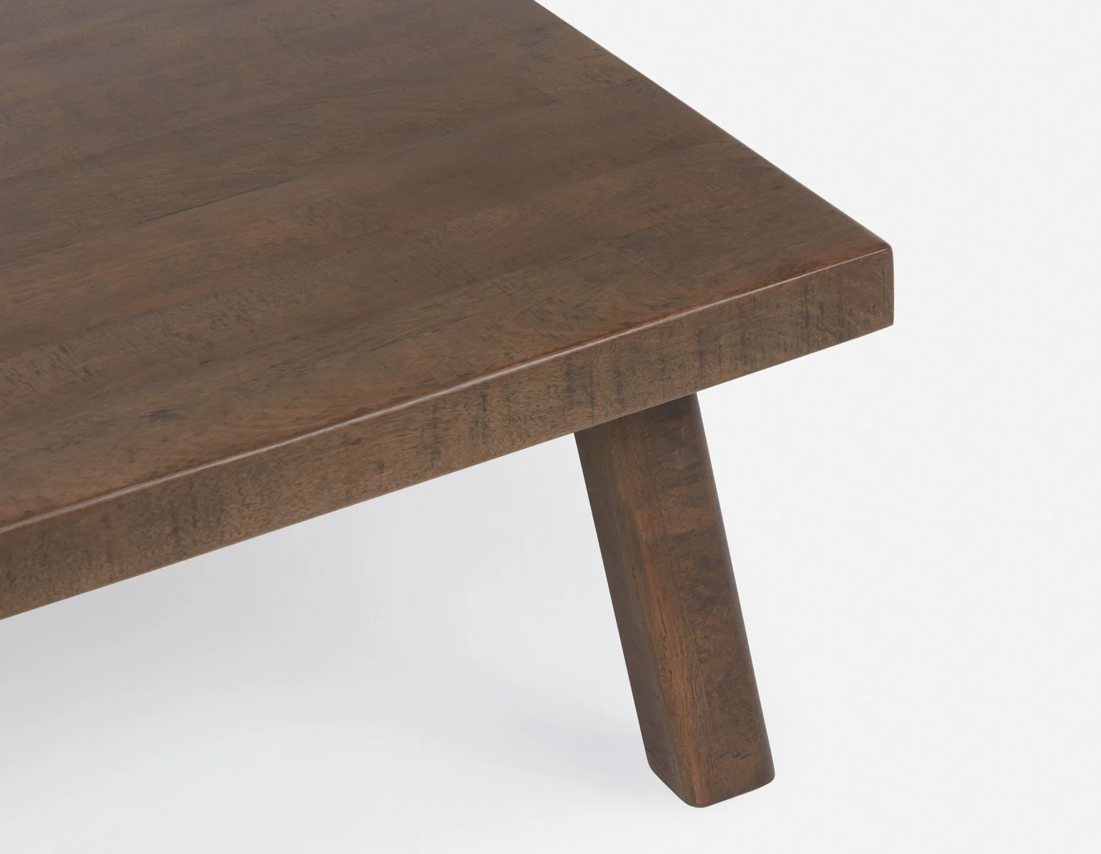 THESSALIA — Distressed solid mango wood coffee table 90 cm (15-88-67-96) - Image 6