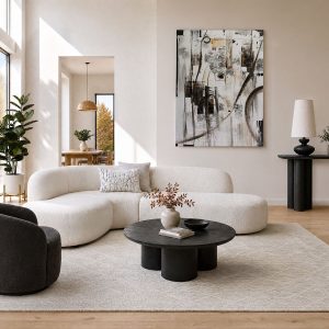 ELEONOR — Modern contemporary sectional sofa (93-74-88-46)