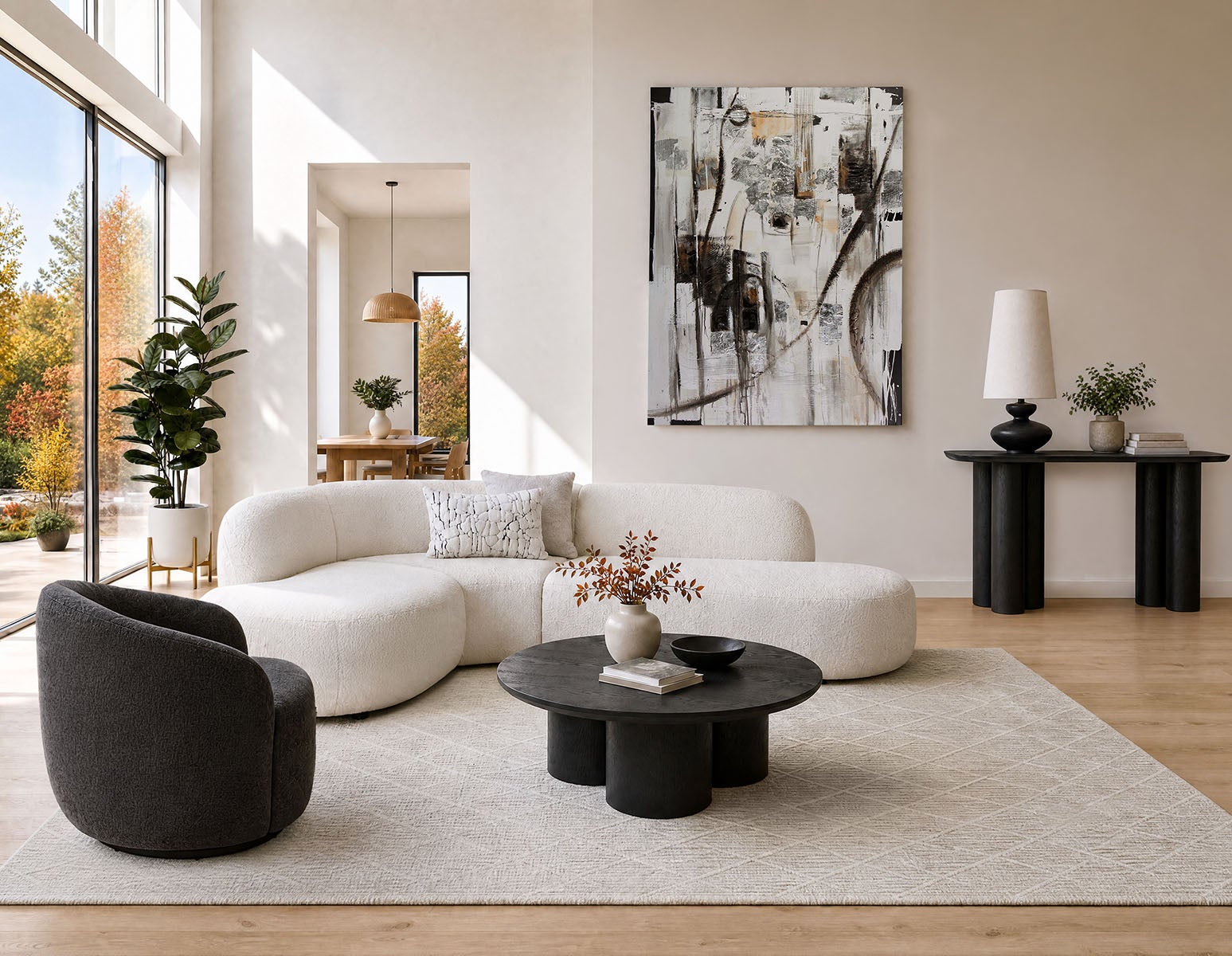 ELEONOR — Modern contemporary sectional sofa (93-74-88-46)
