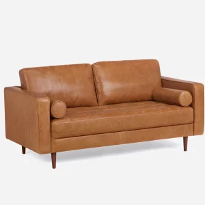 KINSEY — 100% leather loveseat