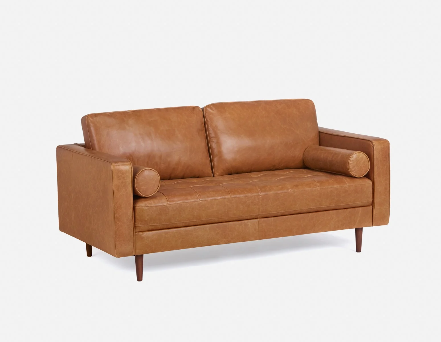 KINSEY — 100% leather loveseat