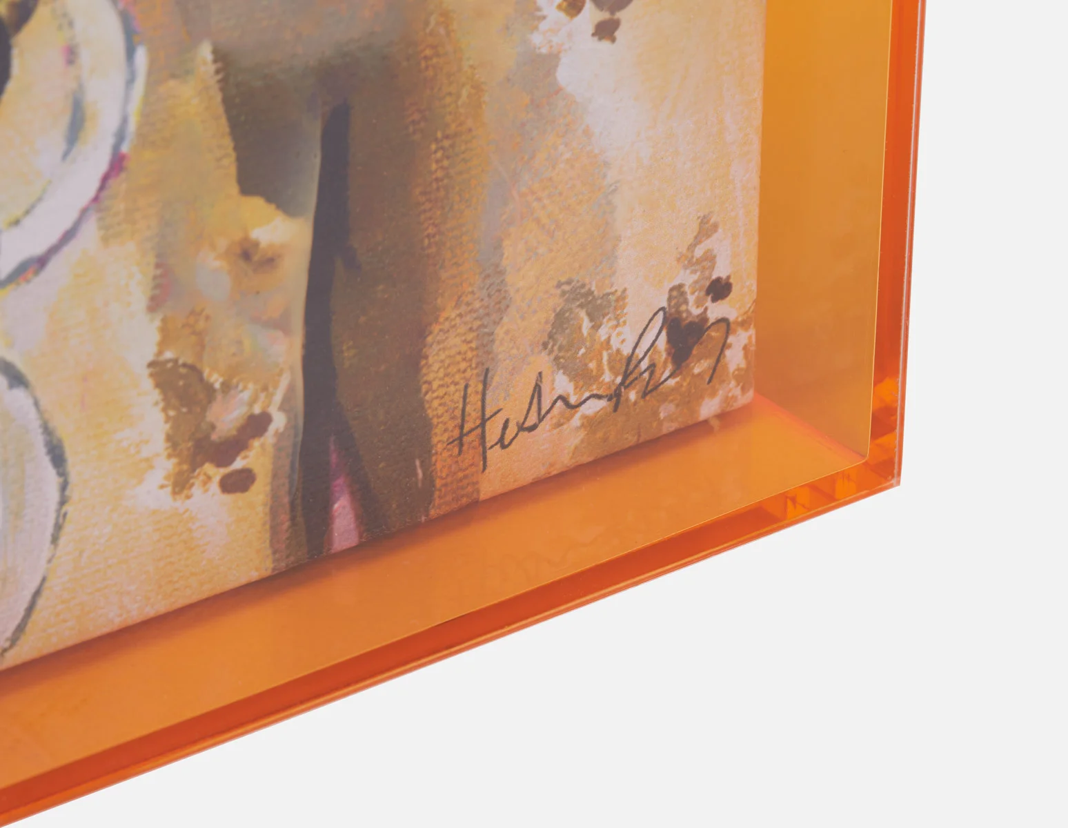 GOLDIE I — Acrylic shadow box art 45 x 60 cm - Image 6