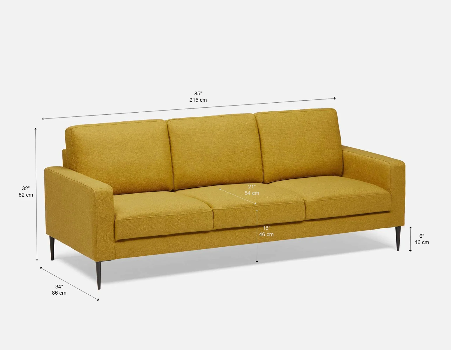 TERESA — Contemporary 3-seater sofa (31-76-64-25) - Image 8