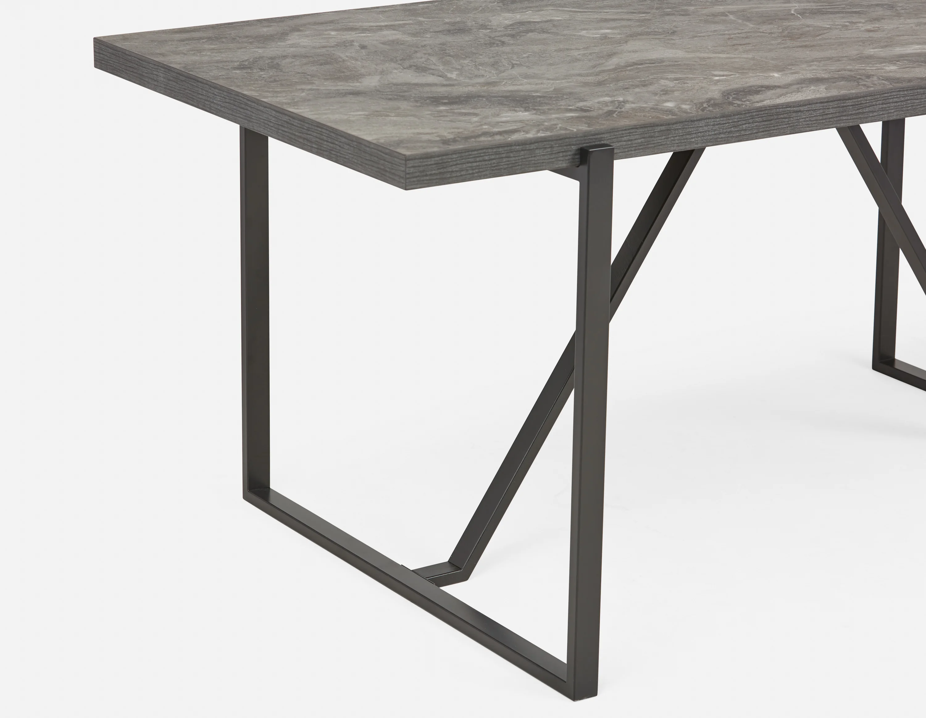 ARDA — Faux concrete top 180 cm dining table (55-41-64-57) - Image 6