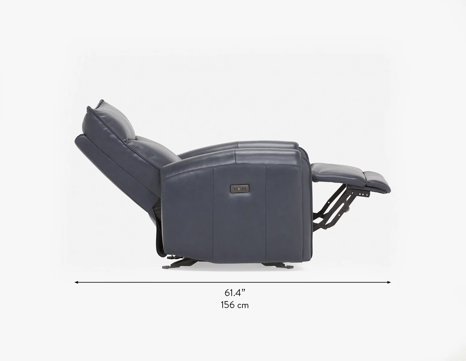 CALVERO — Contemporary power-reclining and glider 100% leather armchair with usb port (84-12-10-60) - Image 16