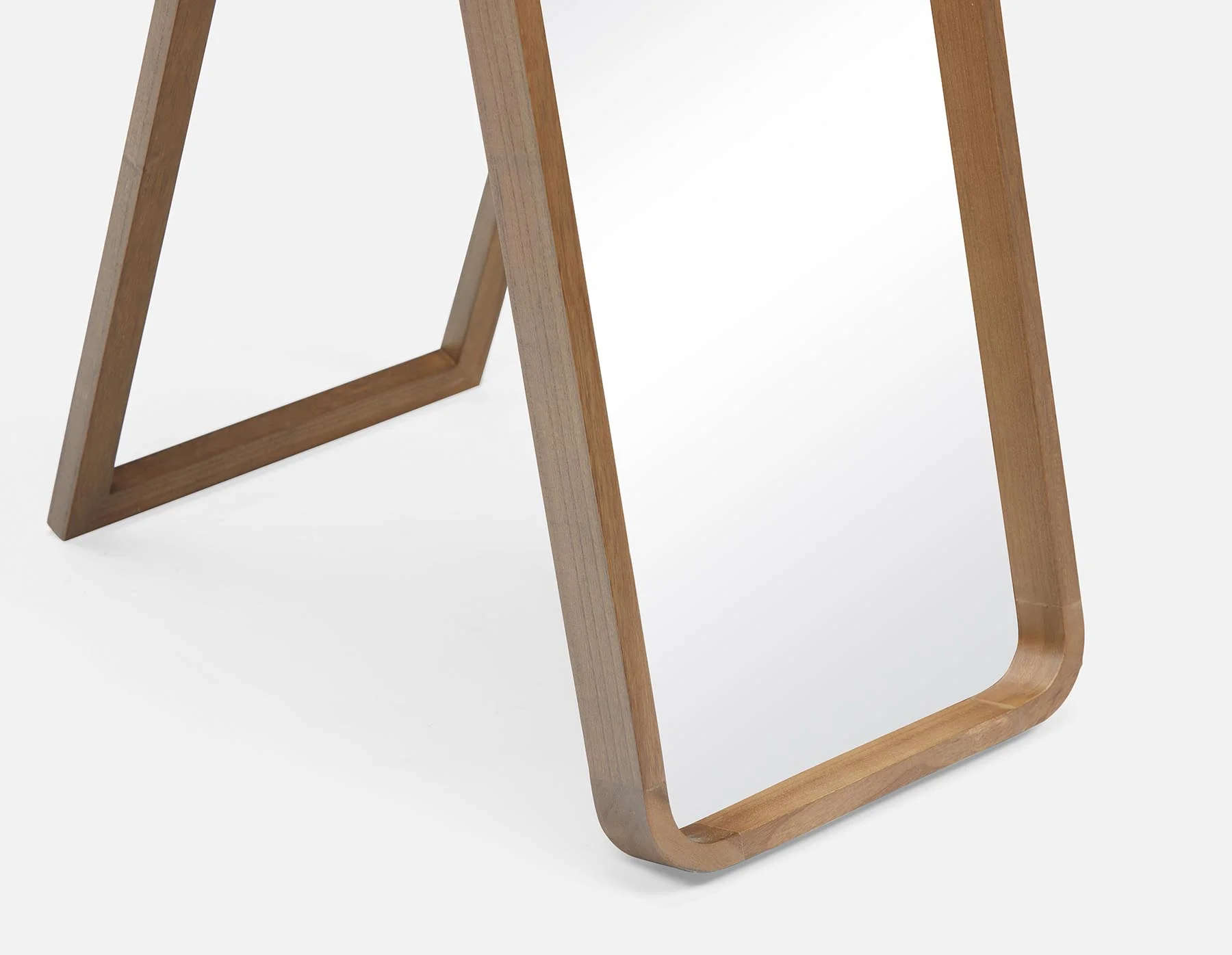 KYUSHA — Standing floor mirror with paulownia wood frame 36 cm x 147 cm - Image 4