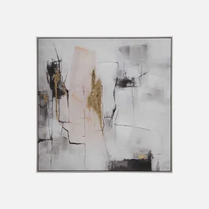 MILTON — Framed wall art 80 cm x 80 cm