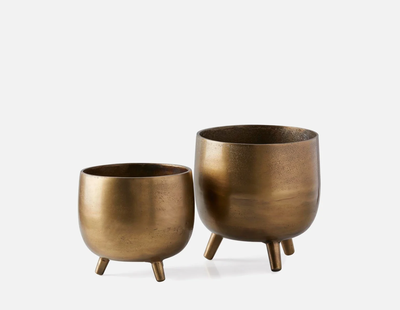 LAWRENCE — 2-piece aluminum planter set (17-67-03-64)