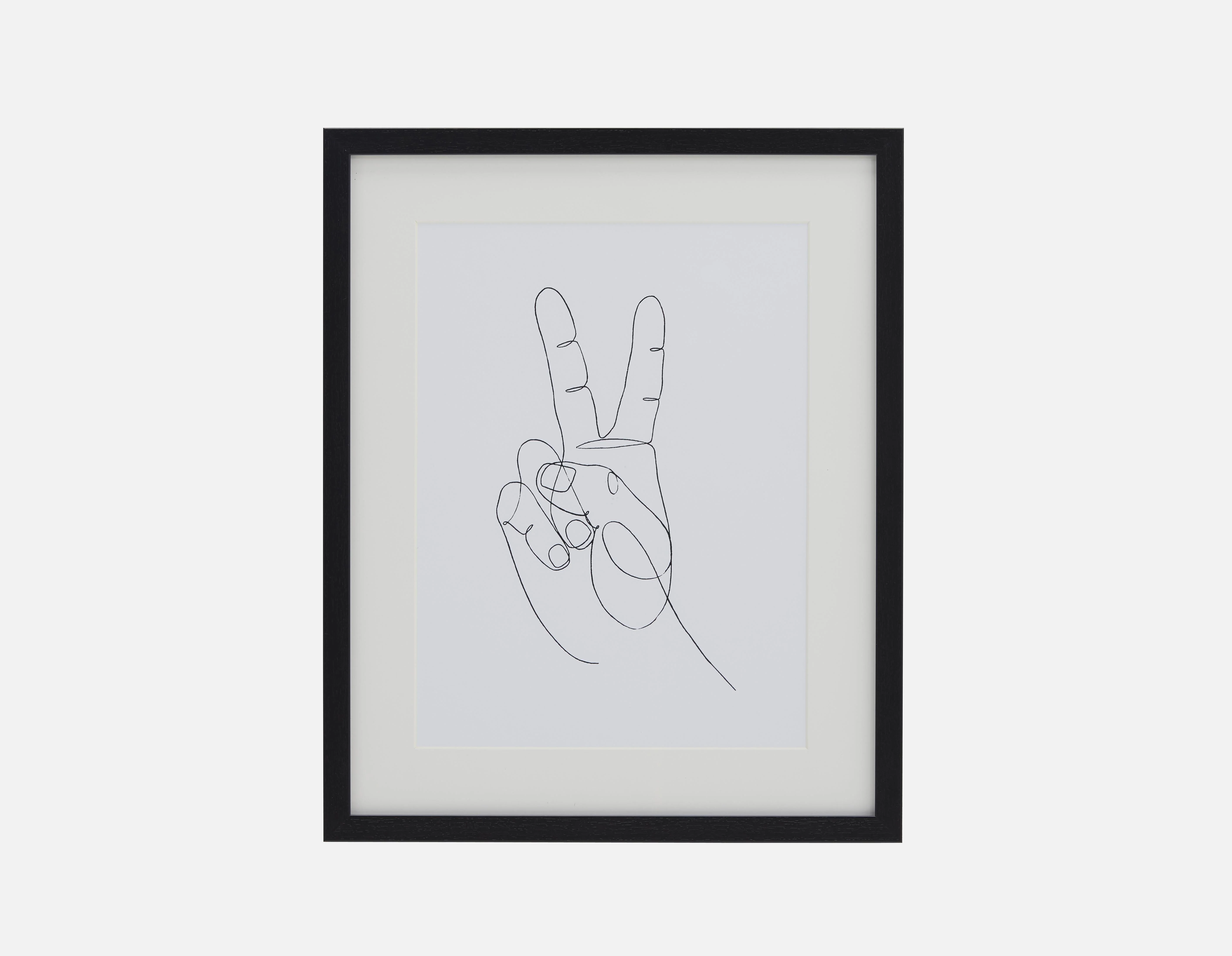 PAIX — Framed giclée 43 cm x 53 cm - Image 2
