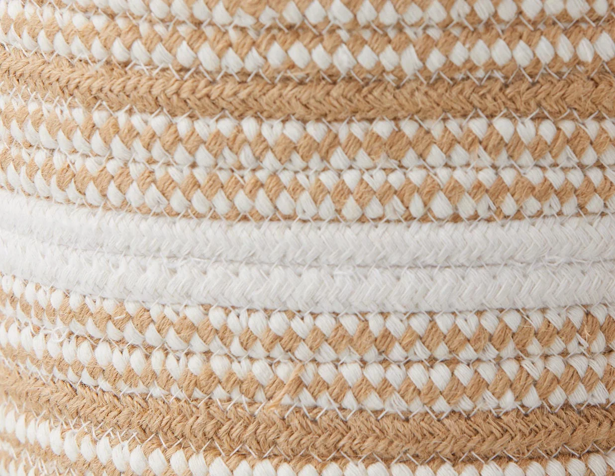 BURELLE — Set of 4 cotton rope and jute baskets - Image 7