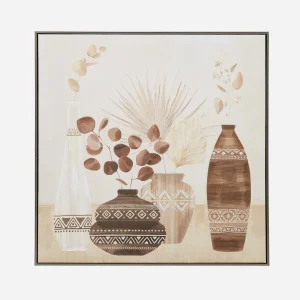 FLORA II — Framed hand embellished giclée 80x80cm