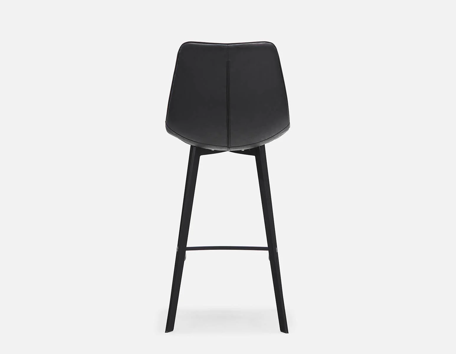 MALI — Mid-century modern bar stool with backrest 76 cm (55-54-87-20) - Image 5
