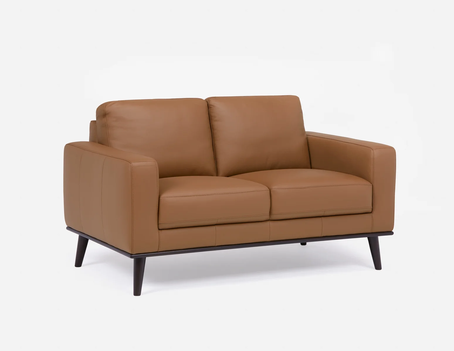BETTA — 100% leather mid century loveseat (24-76-17-31) - Image 14