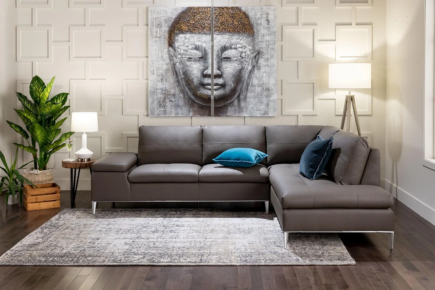 DULCE — Velvet cushion 50 cm x 50 cm (43-19-44-56) - Image 3