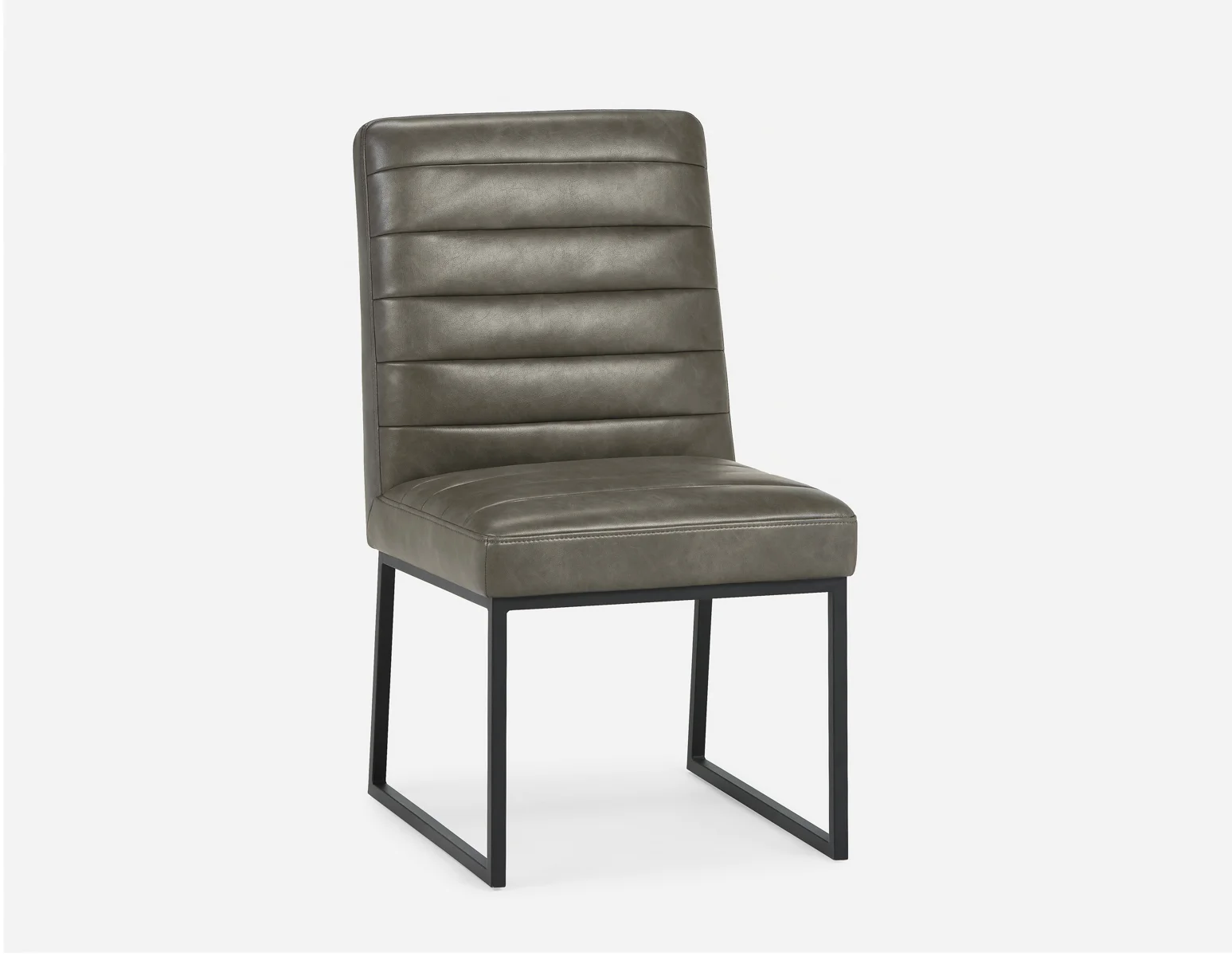 BARI — Synthetic leather dining chair (33-76-82-30)