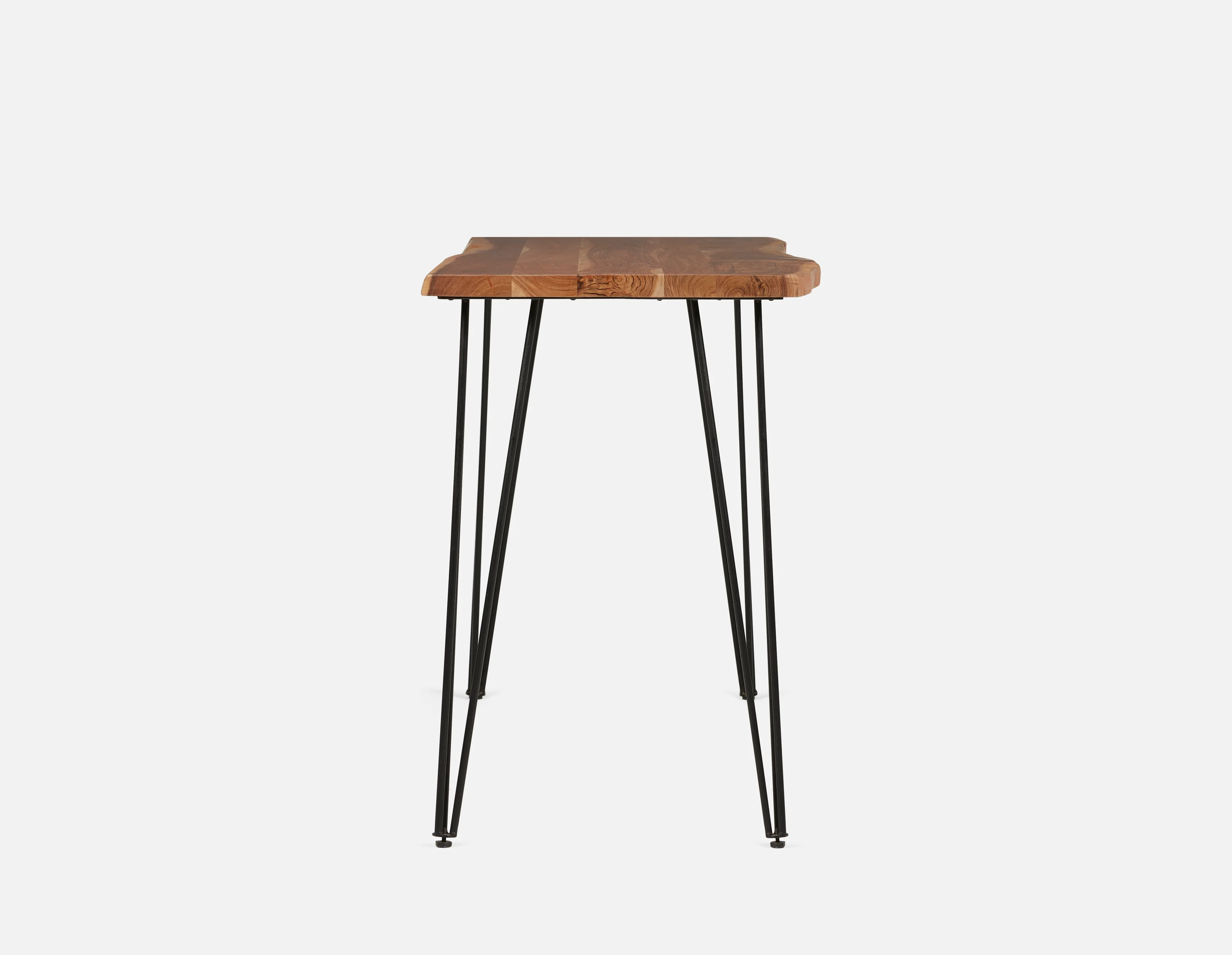 RENO — Solid acacia wood bar table 160cm - Image 6