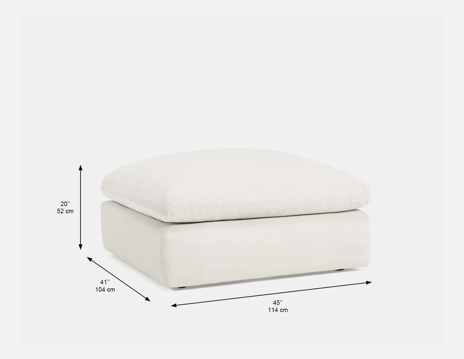 CHABLIS — Luxurious ottoman (85-55-69-46) - Image 7
