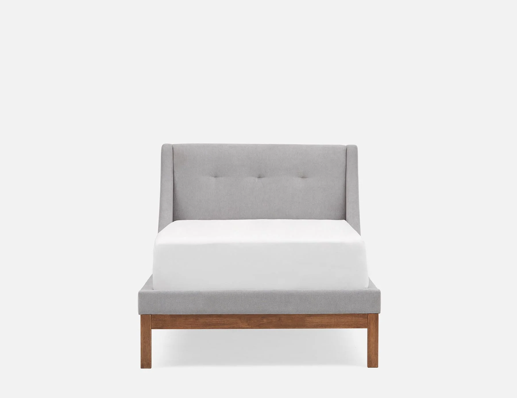 MUROL — Tufted upholstered wingback twin size bed (40-92-97-30) - Image 3