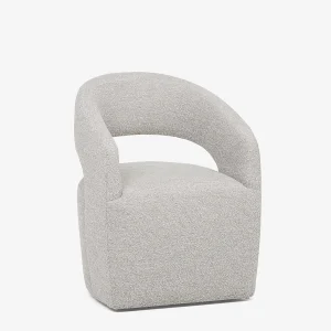 TIVOLI — Modern contemporary dining chair on casters (53-78-07-30-D)