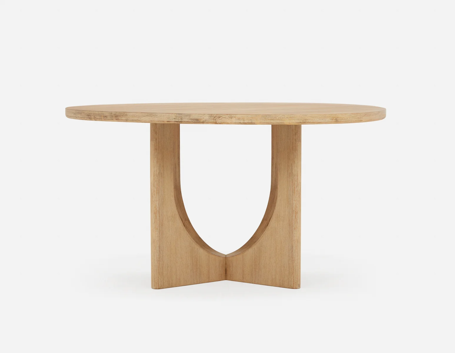 PRIYA — Round acacia wood dining table 140cm (82-02-54-42-D) - Image 3