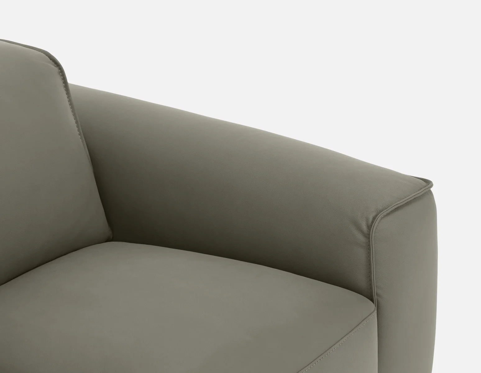 VIGO — 100% leather apartment sofa (71-99-64-18) - Image 7