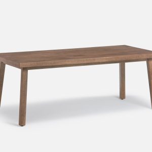 THESSALIA — Rustic farmhouse distressed solid mango wood dining table 200 cm (21-58-86-96)