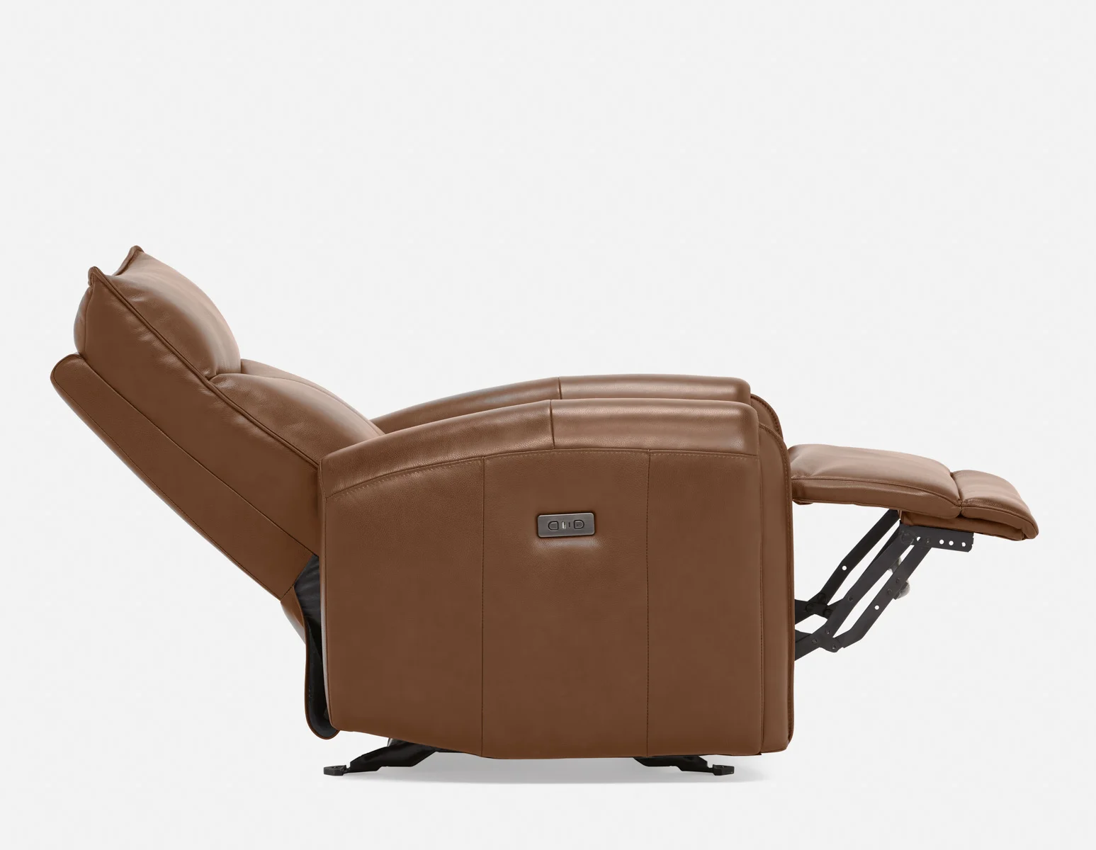 CALVERO — Contemporary power-reclining and glider 100% leather armchair with usb port (84-12-10-96-F) - Image 12