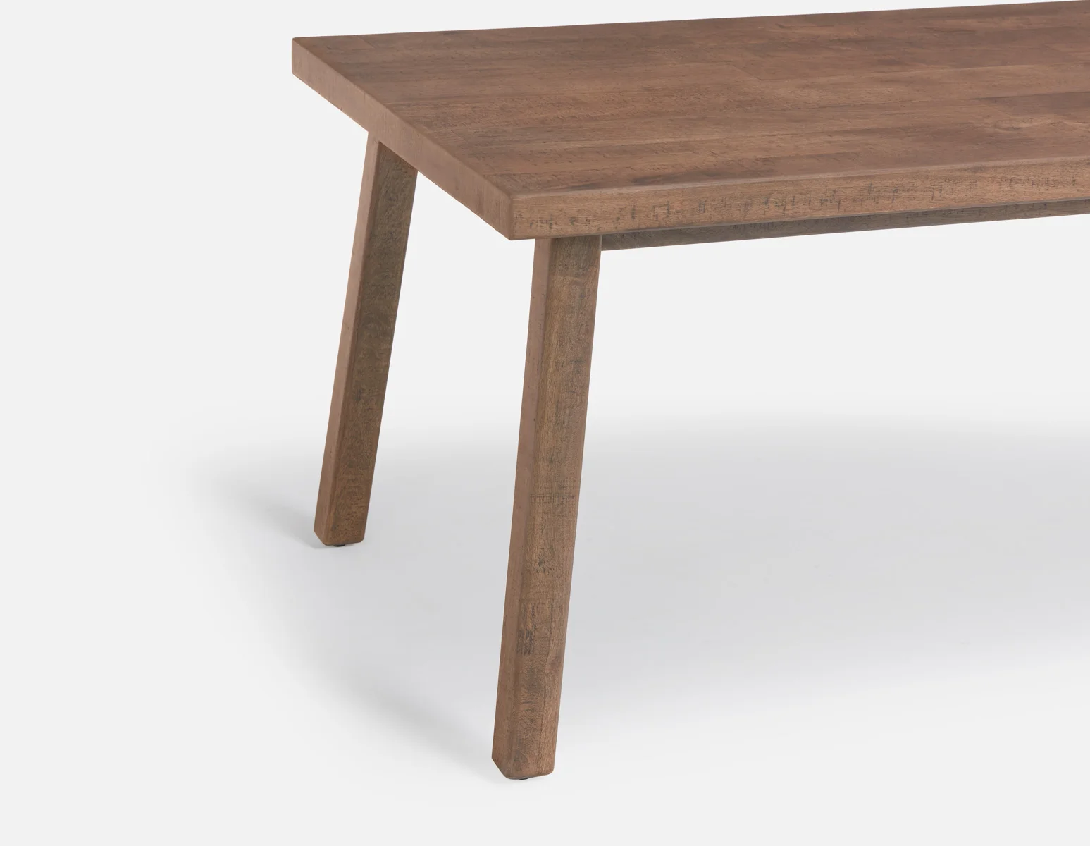 THESSALIA — Rustic farmhouse distressed solid mango wood dining table 200 cm (21-58-86-96) - Image 7