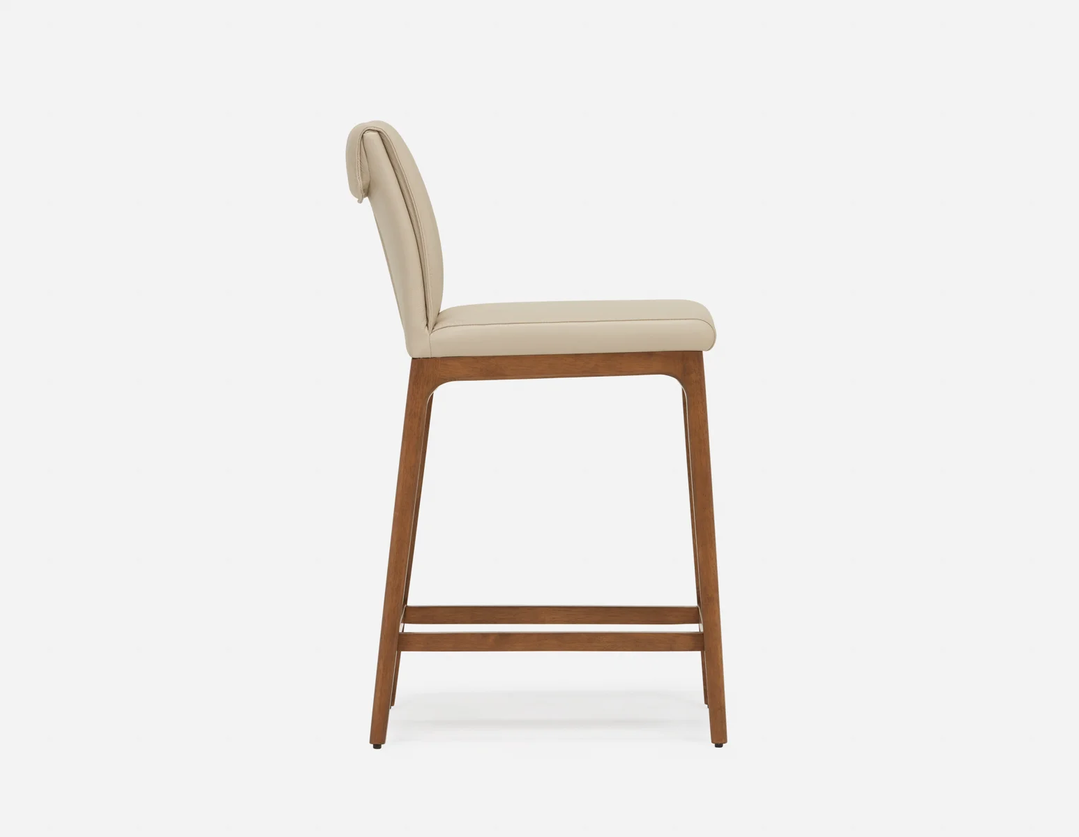 EVA — 100% leather modern counter stool 66cm (64-20-17-88) - Image 9