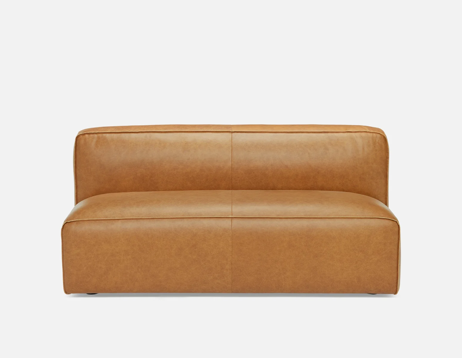 MONTE — 100% leather classic loveseat sofa (63-78-96-49) - Image 3