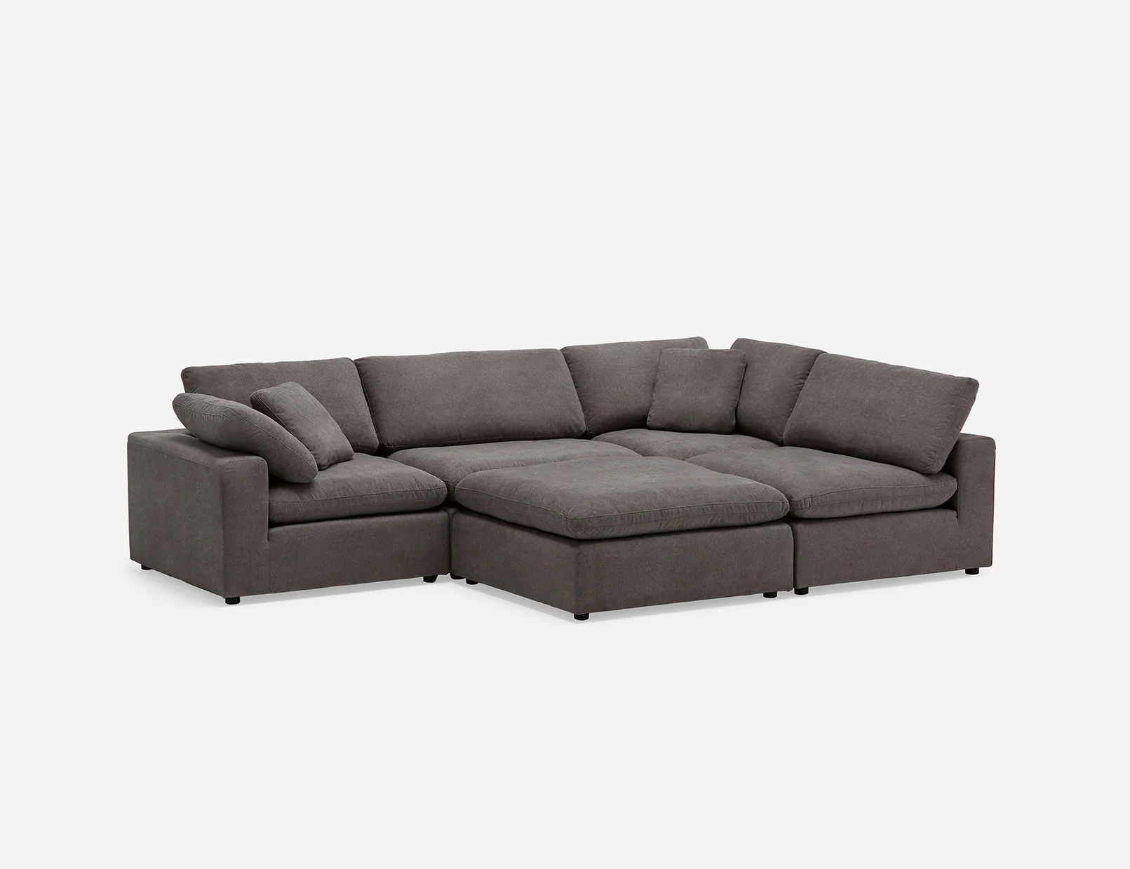 SOFT — Contemporary 5-pc modular sectional sofa (89-07-55-30) - Image 3
