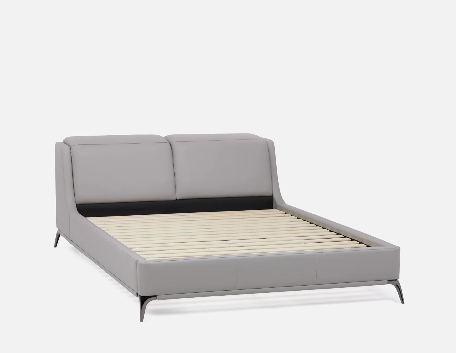 JONNAH — Leather queen size bed - Image 9