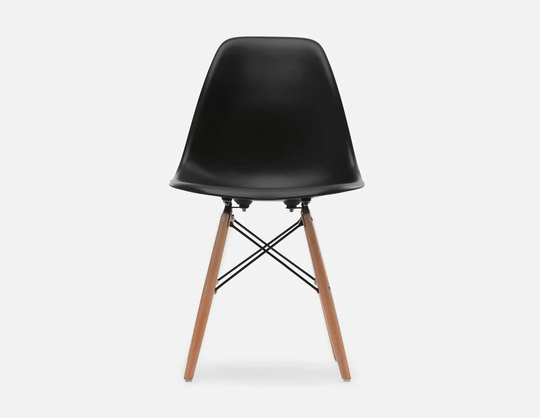 EIFFEL — Mid-century modern chair with solid beech wood legs (90-10-11-20) - Image 2